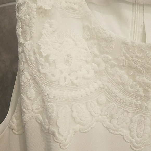 Short White Dress - Picture 3 of 4